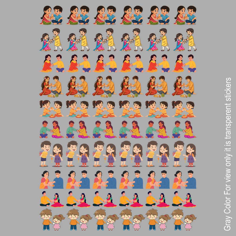 Raksha Bandhan UVDTF Sticker A6 for Resin art