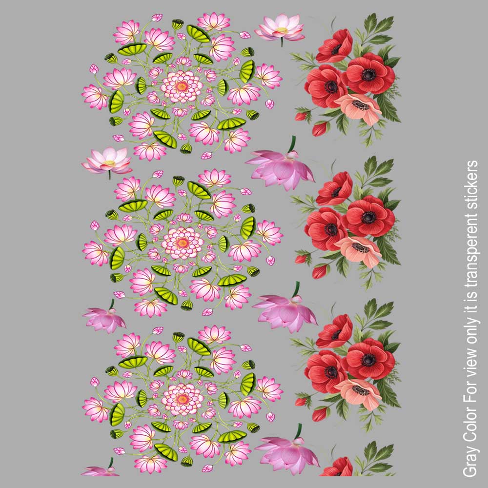 Flower UVDTF Sticker A6 for Resin art