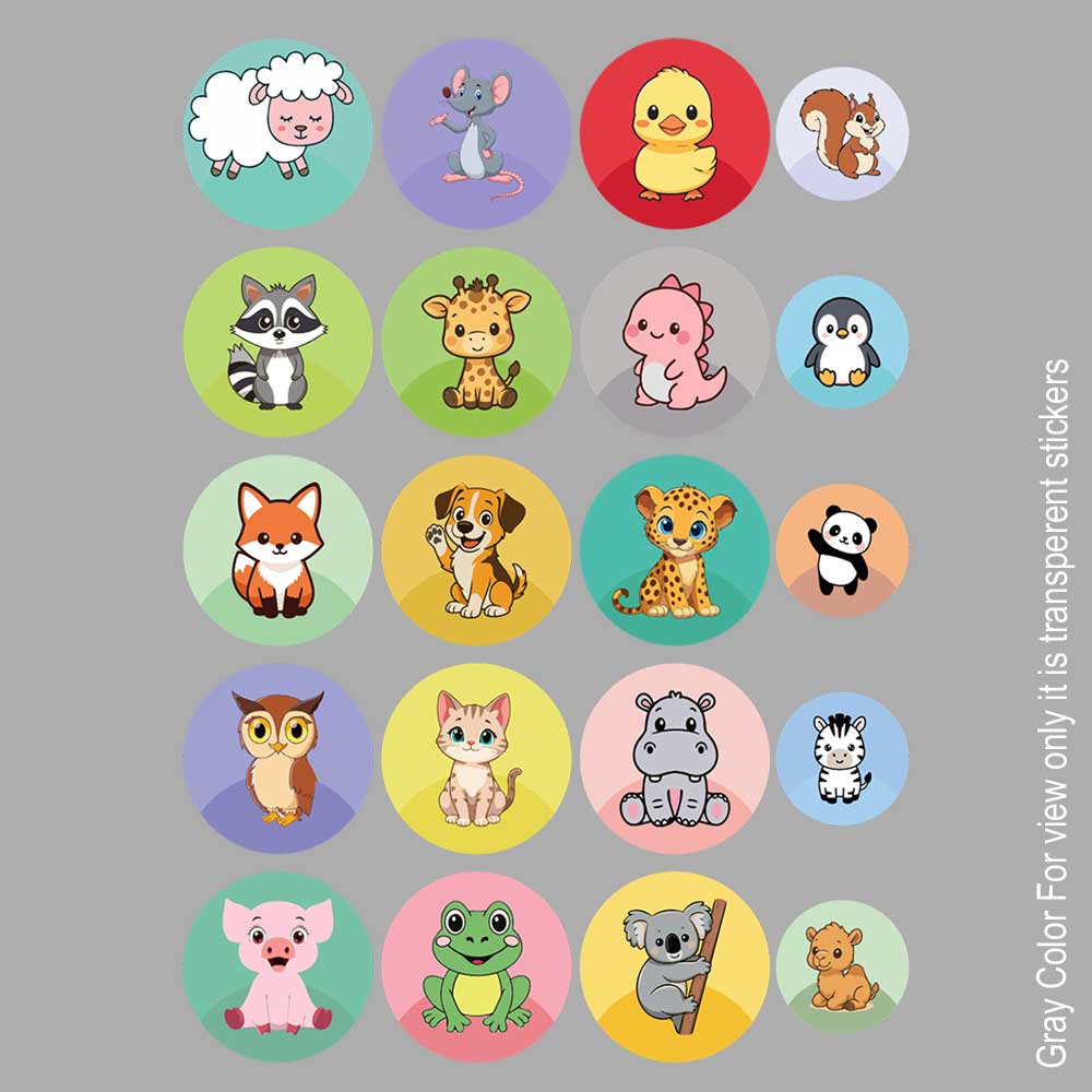 Cartoon UVDTF Sticker A6 for Resin art