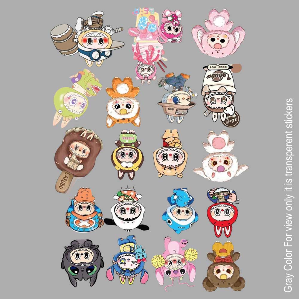 Cartoon UVDTF Sticker A6 for Resin art