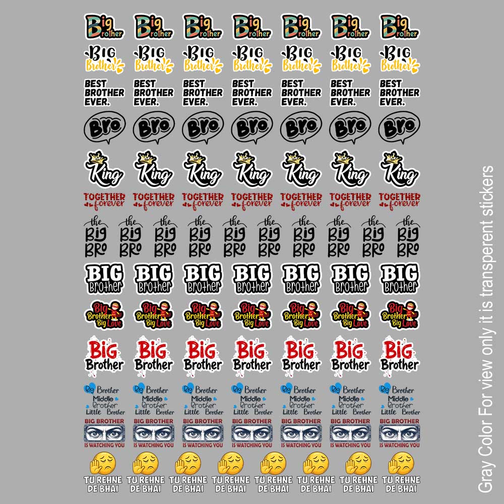 Raksha Bandhan UVDTF Sticker A6 for Resin art