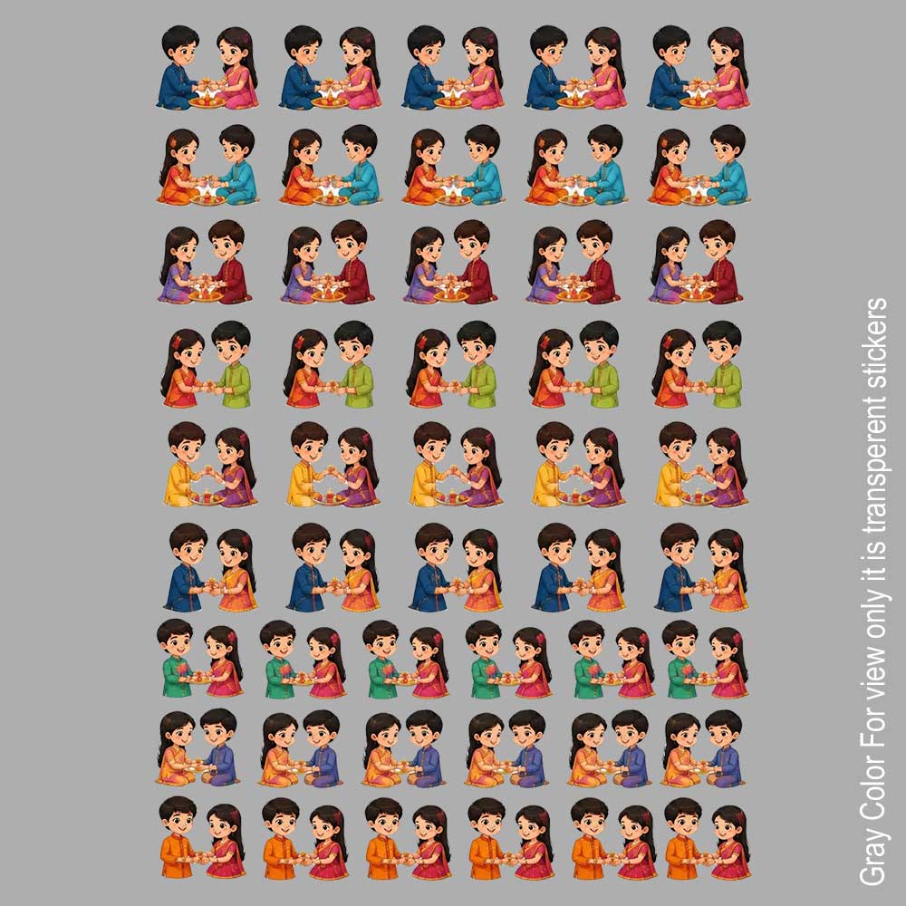 Raksha Bandhan UVDTF Sticker A6 for Resin art