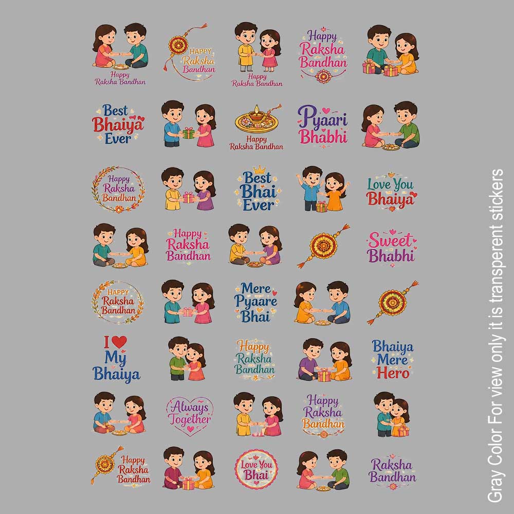 Raksha Bandhan UVDTF Sticker A6 for Resin art